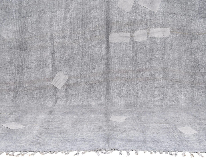 Blue Turkish Kilim Rug 6' 1" x 10' Flat-Weave | No. VR12021