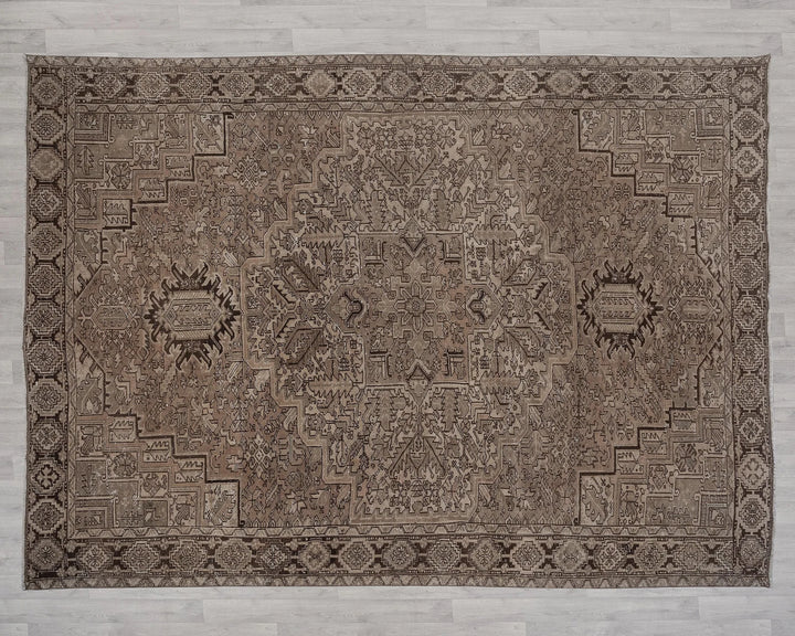 Multicolor Turkish Oushak Rug 9' 9" x 12' 10" Hand-Knotted | No. VR12155