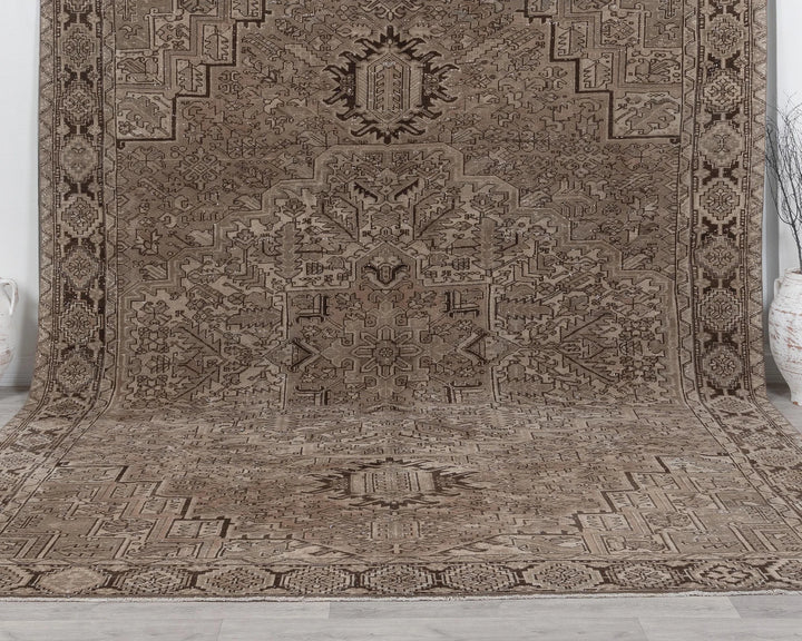 Multicolor Turkish Oushak Rug 9' 9" x 12' 10" Hand-Knotted | No. VR12155