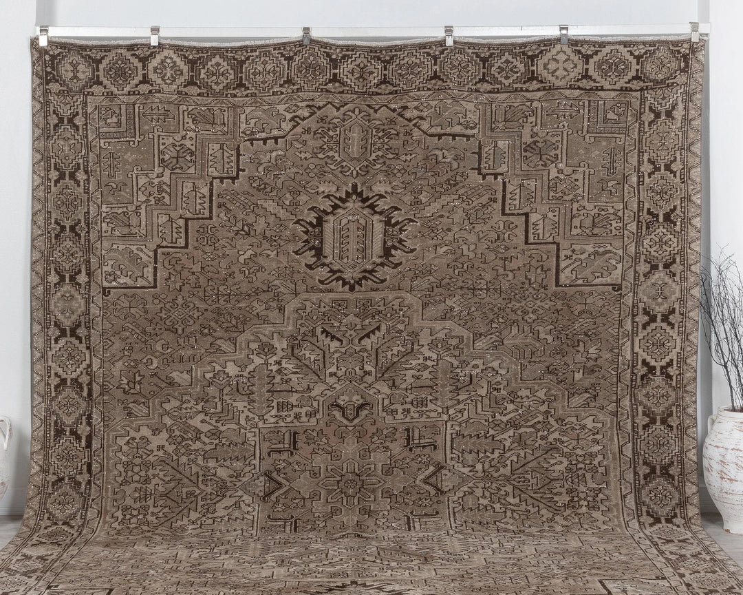 Multicolor Turkish Oushak Rug 9' 9" x 12' 10" Hand-Knotted | No. VR12155