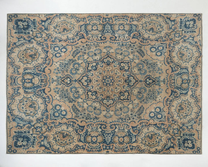 Neutral Oushak Rug 9' 8" x 13' | No. VR12332