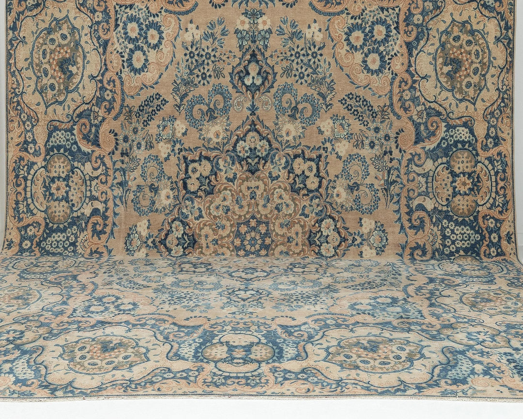 Neutral Oushak Rug 9' 8" x 13' | No. VR12332