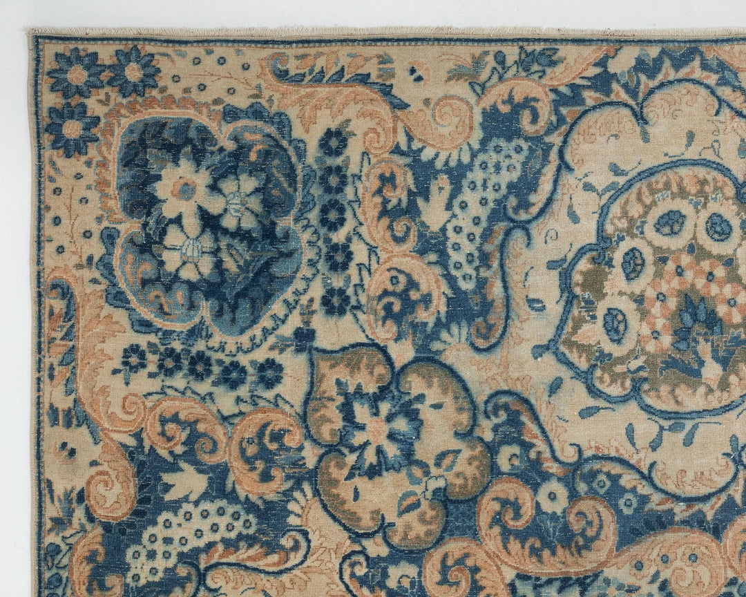 Neutral Oushak Rug 9' 8" x 13' | No. VR12332