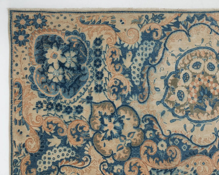 Neutral Oushak Rug 9' 8" x 13' | No. VR12332