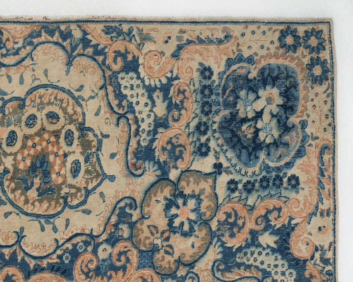 Neutral Oushak Rug 9' 8" x 13' | No. VR12332