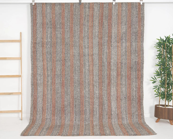 Orange Kilim Rug 6' 1" x 8' 1" | No. VR12351