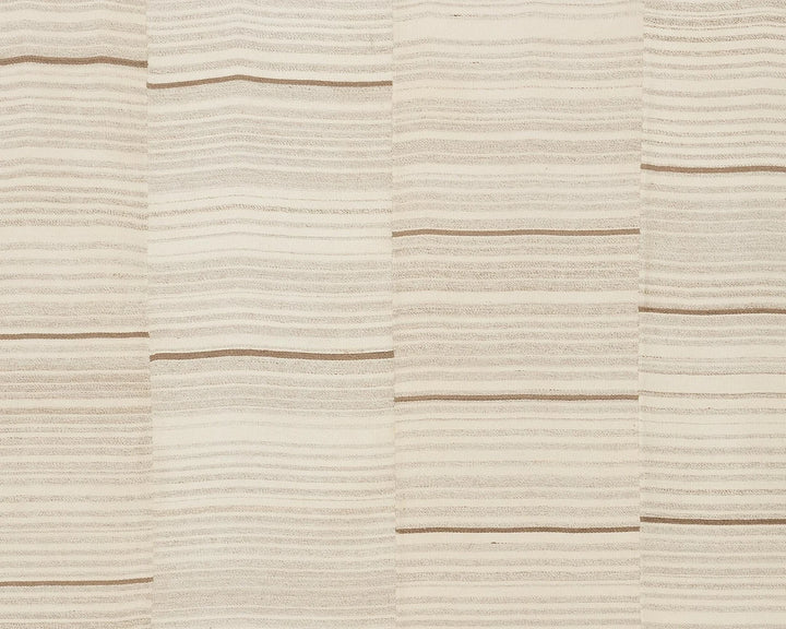 Beige Turkish Kilim Rug 9' 6" x 13' 1" Flat-Weave | No. VR12725