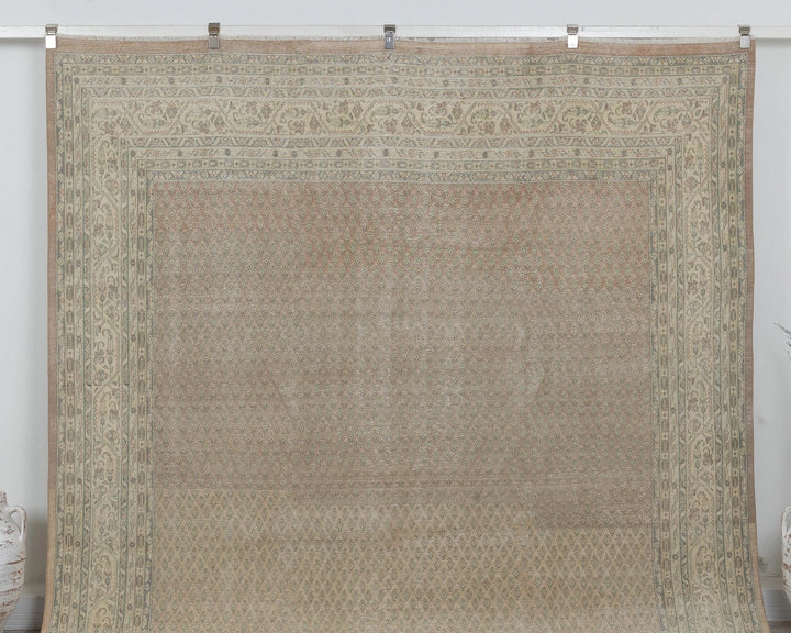 Multicolor Turkish Oushak Rug 8' 2" x 11' 3" Hand-Knotted view
