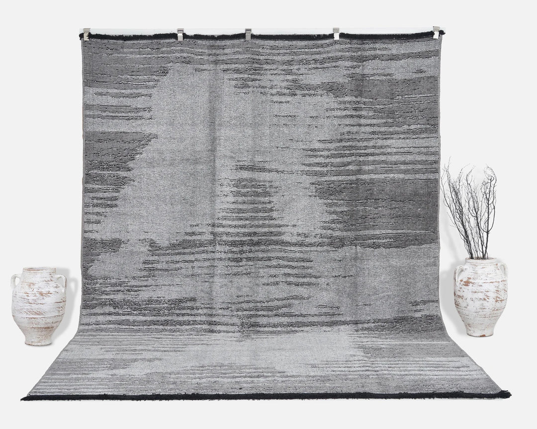 Gray Turkish Oriental Rug 10' 4" x 7' 10" Hand-Knotted | No. VR12948