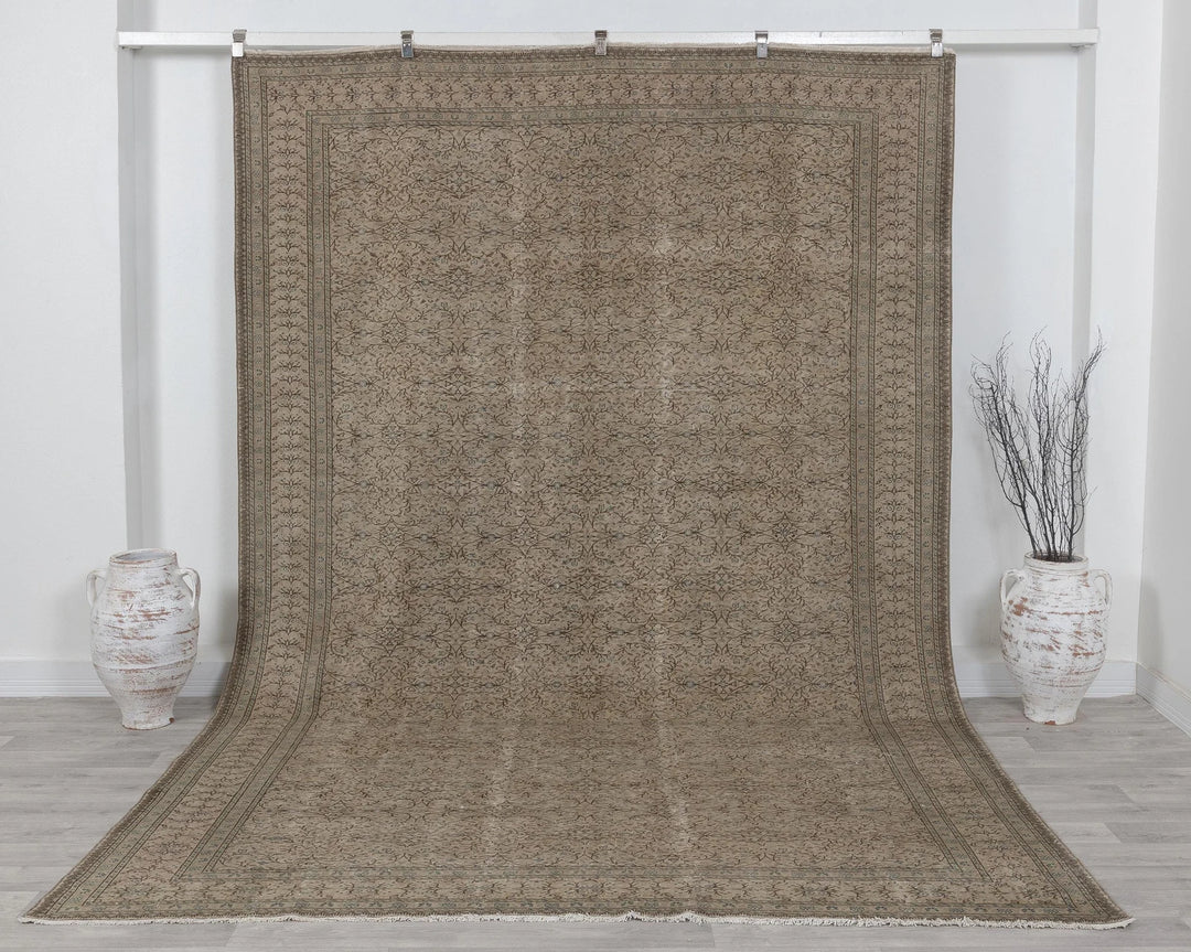Multicolor Turkish Oushak Rug 8' x 11' Hand-Knotted | No. VR12968
