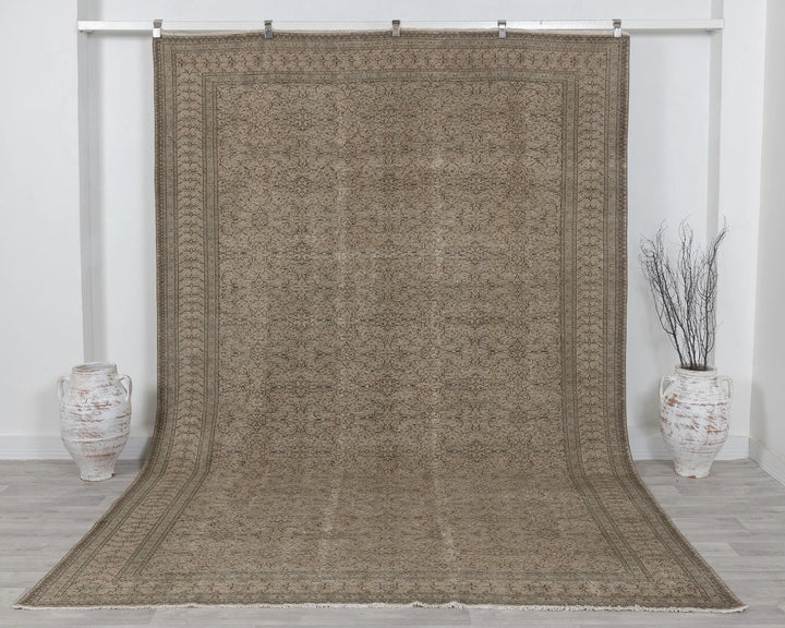 Multicolor Turkish Oushak Rug 8' x 11' Hand-Knotted | No. VR12968