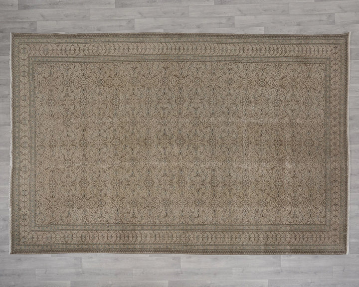 Multicolor Turkish Oushak Rug 8' x 11' Hand-Knotted | No. VR12968