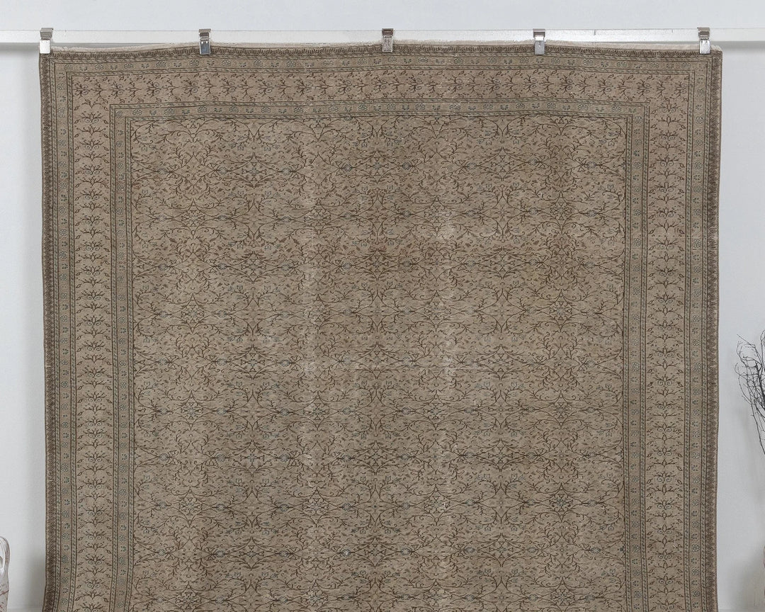 Multicolor Turkish Oushak Rug 8' x 11' Hand-Knotted | No. VR12968