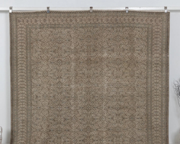 Multicolor Turkish Oushak Rug 8' x 11' Hand-Knotted | No. VR12968