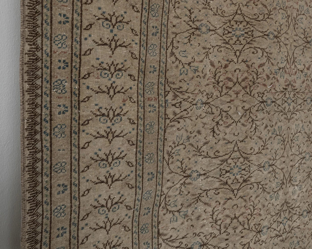Multicolor Turkish Oushak Rug 8' x 11' Hand-Knotted | No. VR12968