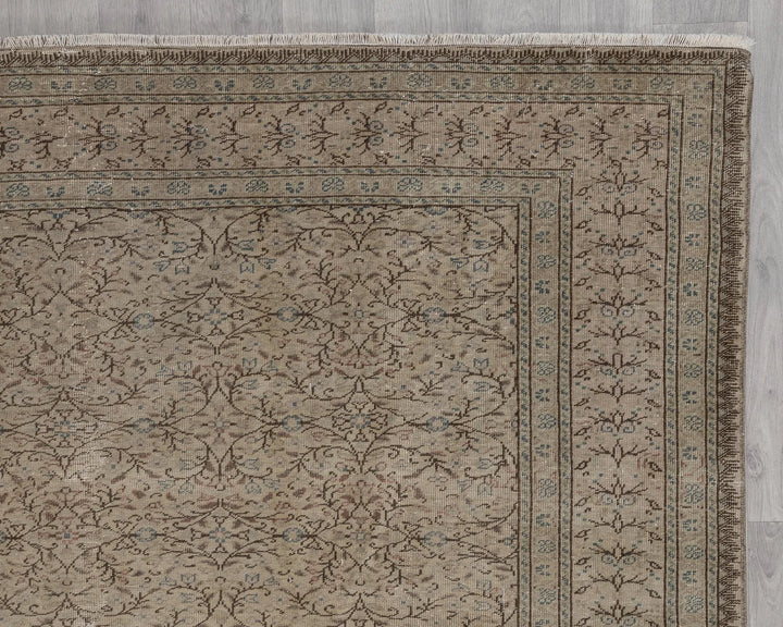 Multicolor Turkish Oushak Rug 8' x 11' Hand-Knotted | No. VR12968