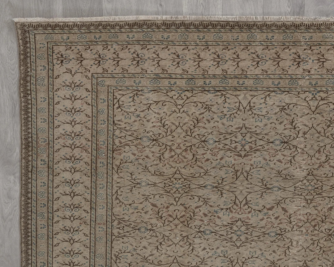 Multicolor Turkish Oushak Rug 8' x 11' Hand-Knotted | No. VR12968
