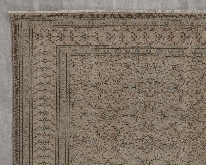 Multicolor Turkish Oushak Rug 8' x 11' Hand-Knotted | No. VR12968
