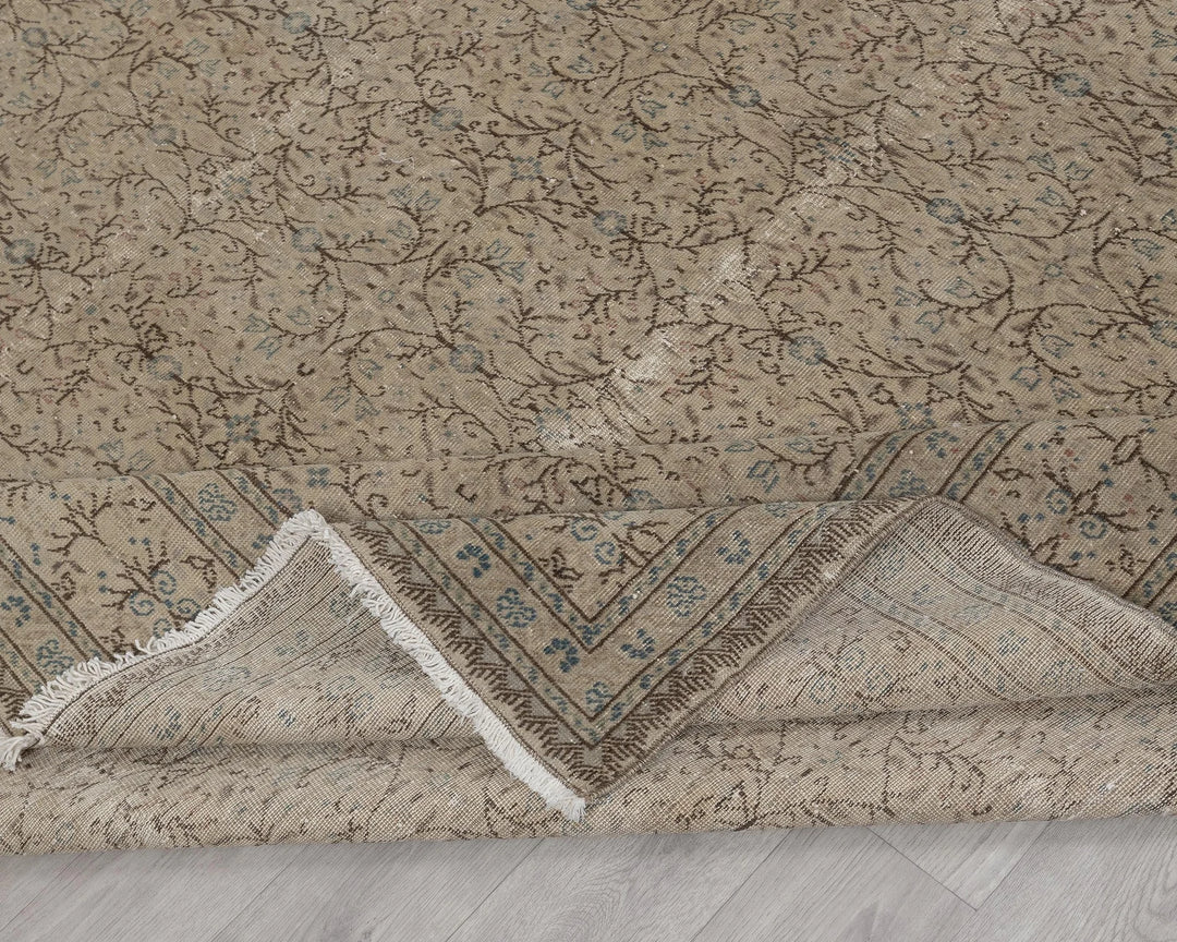 Multicolor Turkish Oushak Rug 8' x 11' Hand-Knotted | No. VR12968
