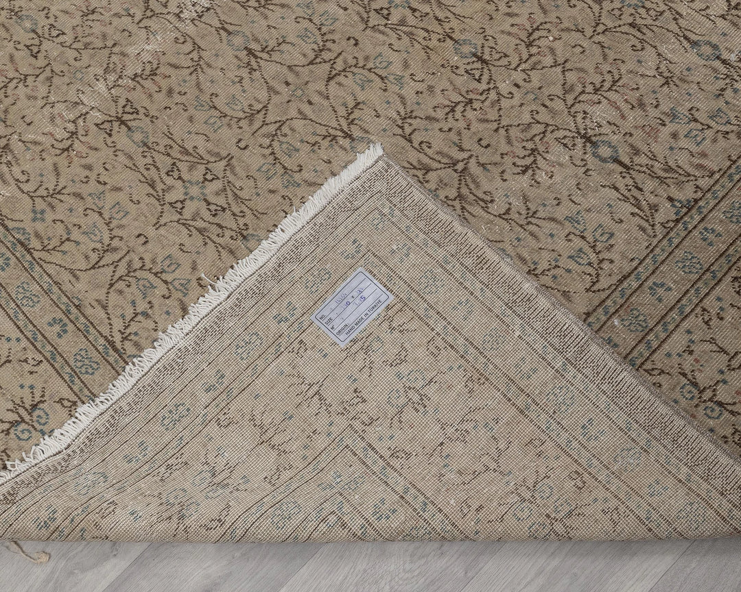 Multicolor Turkish Oushak Rug 8' x 11' Hand-Knotted | No. VR12968