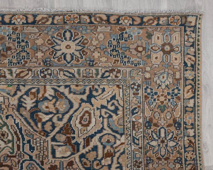 Multicolor Turkish Oushak Rug 6'1" x 10'2" Hand-Knotted | No. VR13009
