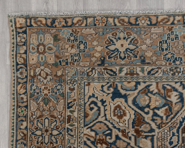Multicolor Turkish Oushak Rug 6'1" x 10'2" Hand-Knotted | No. VR13009