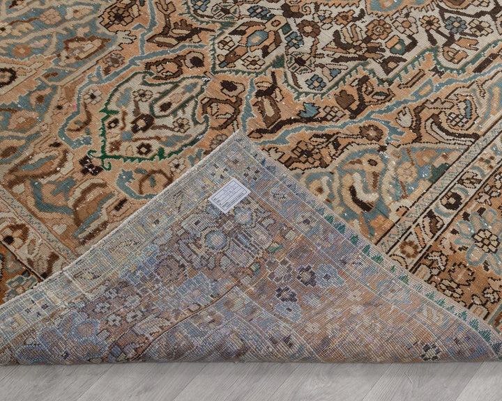 Multicolor Turkish Oushak Rug 6'1" x 10'2" Hand-Knotted | No. VR13009