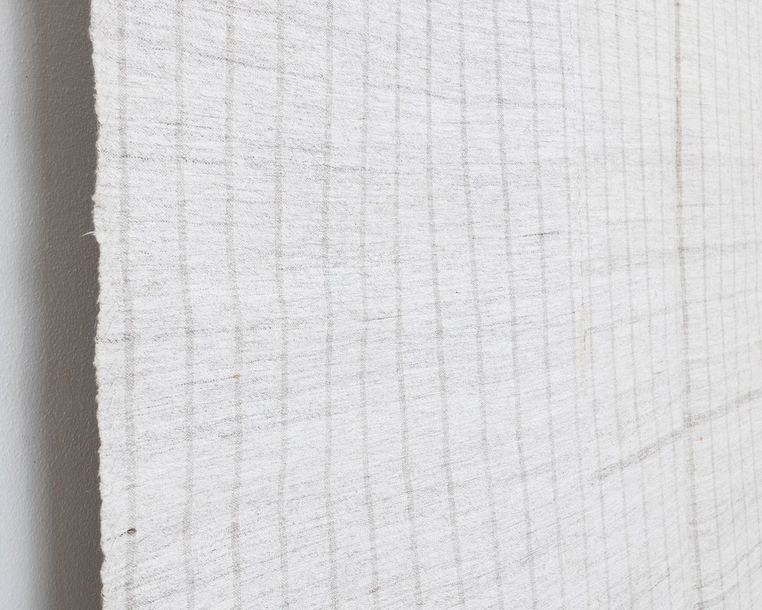 White Turkish Kilim Rug 7' x 5' Flat-Weave | No. VR13055