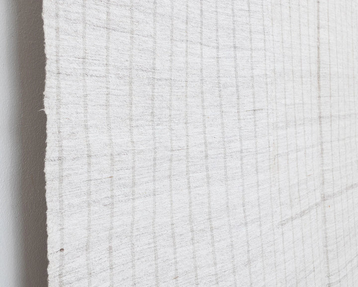 White Turkish Kilim Rug 7' x 5' Flat-Weave | No. VR13055