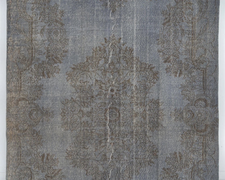 Blue Turkish Oushak Rug 6' 6" x 9' 8" Hand-Knotted | No. VR13072