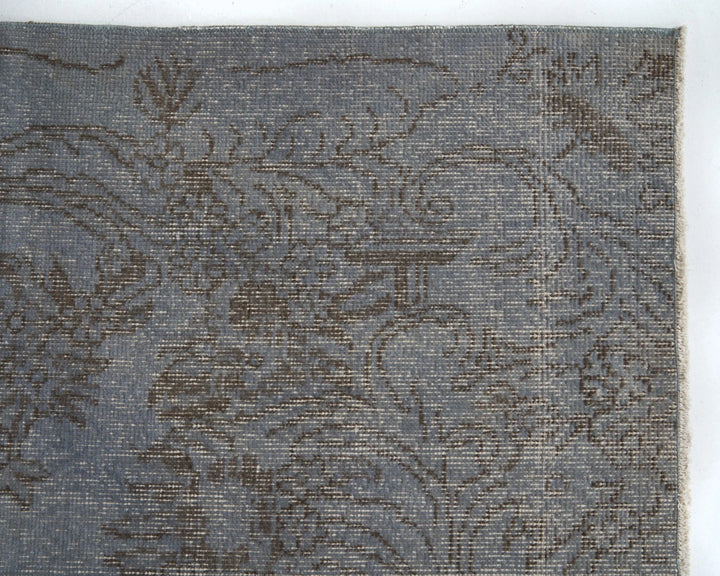 Blue Turkish Oushak Rug 6' 6" x 9' 8" Hand-Knotted | No. VR13072