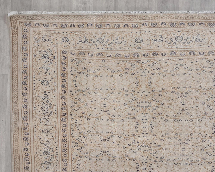 Multicolor Turkish Oushak Rug 8' 1" x 11' Hand-Knotted | No. VR13150
