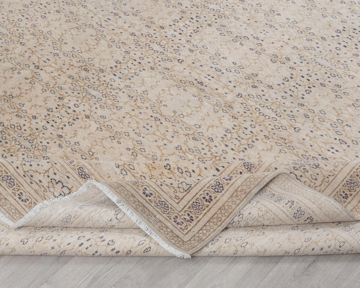 Multicolor Turkish Oushak Rug 8' 1" x 11' Hand-Knotted | No. VR13150
