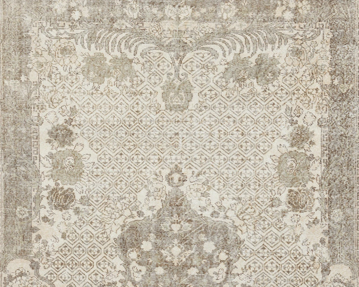 Multicolor Turkish Oushak Rug 6' x 10' Hand-Knotted view
