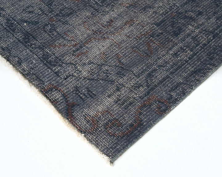 Gray Turkish Oushak Rug 8'10" x 5'3" Hand-Knotted | No. VR13168