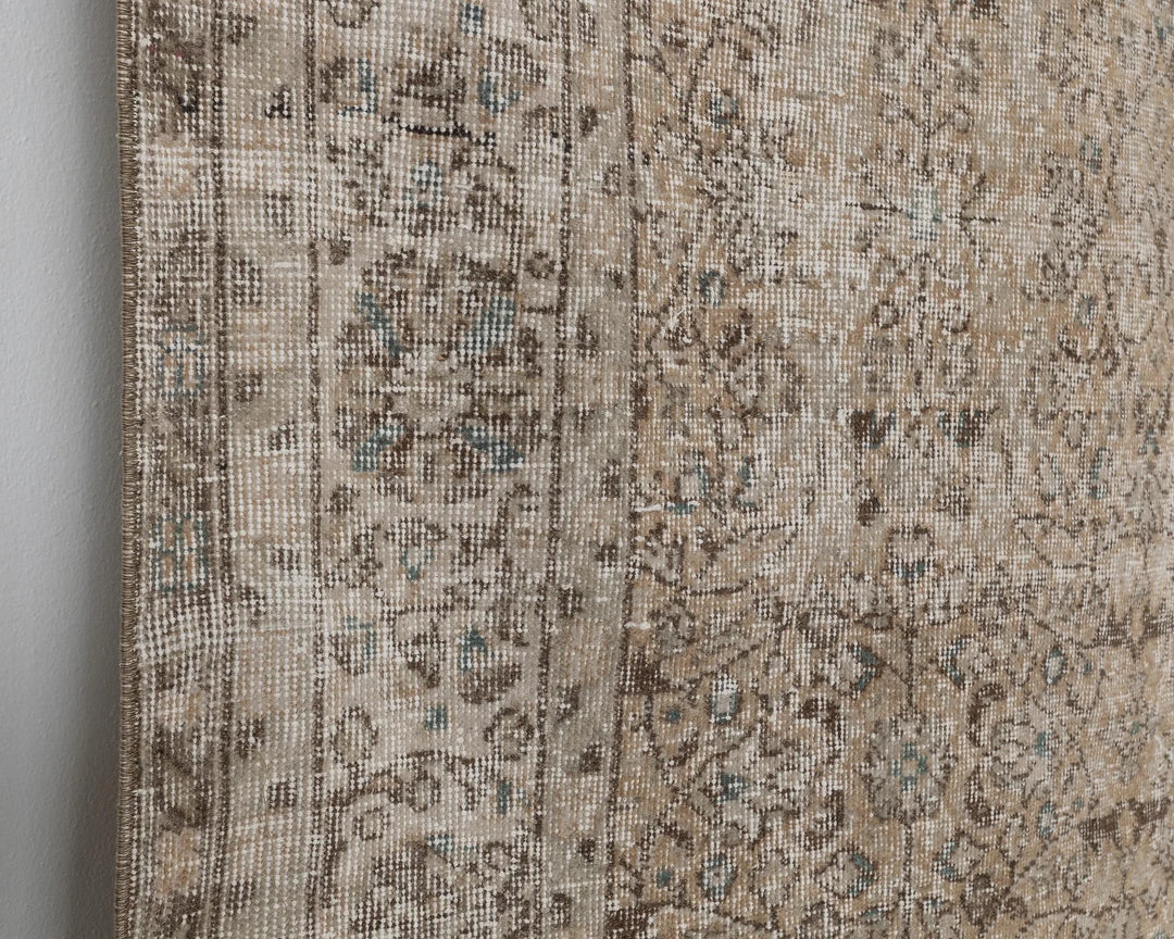 Multicolor Turkish Oushak Rug 6'11" x 9'11" Hand-Knotted | No. VR13583