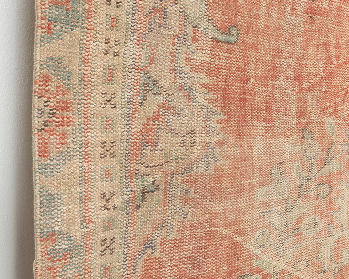 Orange Oushak Rug 4' 8" x 8' 10" | No. VR13613
