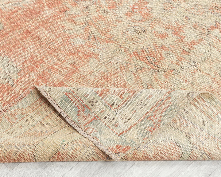 Orange Oushak Rug 4' 8" x 8' 10" | No. VR13613