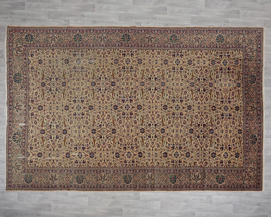 Rust Turkish Oushak Rug 8' x 11' 7" Hand-Knotted | No. VR13640