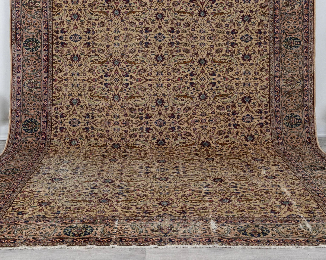 Rust Turkish Oushak Rug 8' x 11' 7" Hand-Knotted | No. VR13640