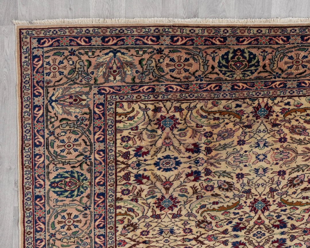 Rust Turkish Oushak Rug 8' x 11' 7" Hand-Knotted | No. VR13640