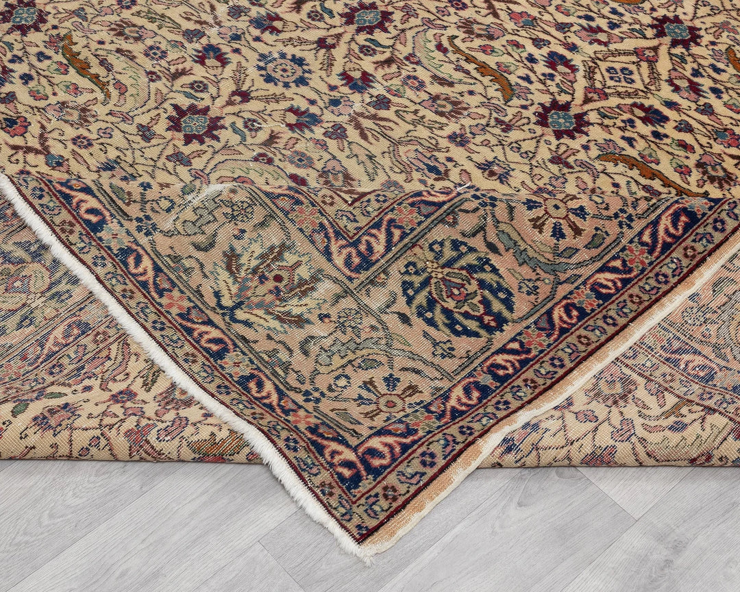 Rust Turkish Oushak Rug 8' x 11' 7" Hand-Knotted | No. VR13640