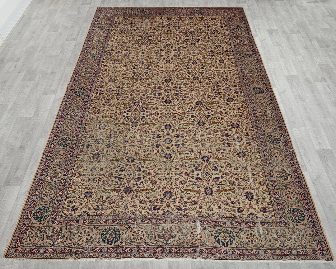 Rust Turkish Oushak Rug 8' x 11' 7" Hand-Knotted | No. VR13640