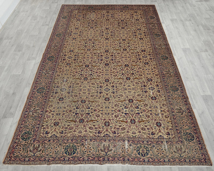 Rust Turkish Oushak Rug 8' x 11' 7" Hand-Knotted | No. VR13640