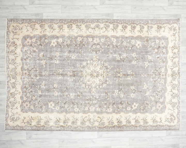 Muted Oushak Rug 6' x 8' | No. VR13649
