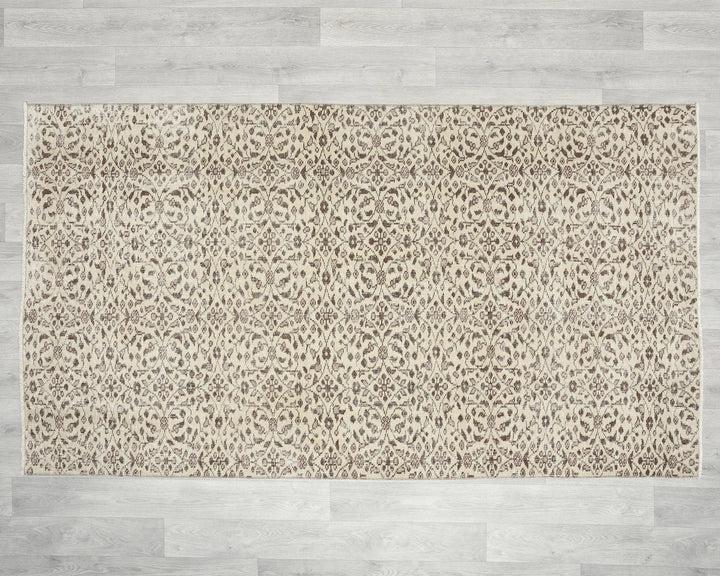 Multicolor Turkish Oushak Rug 3'10" x 6'10" Hand-Knotted view 9