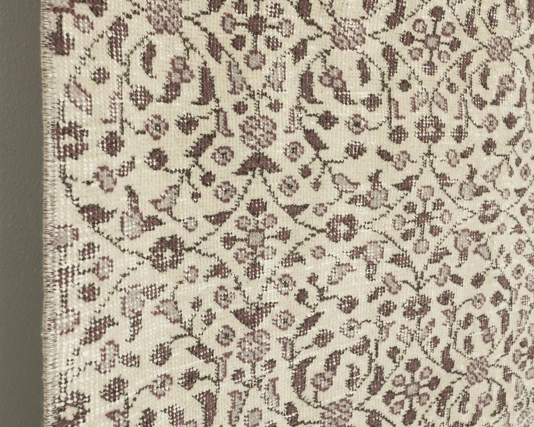 Multicolor Turkish Oushak Rug 3'10" x 6'10" Hand-Knotted view