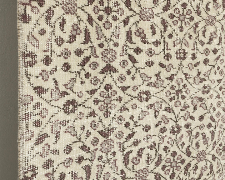 Multicolor Turkish Oushak Rug 3'10" x 6'10" Hand-Knotted view