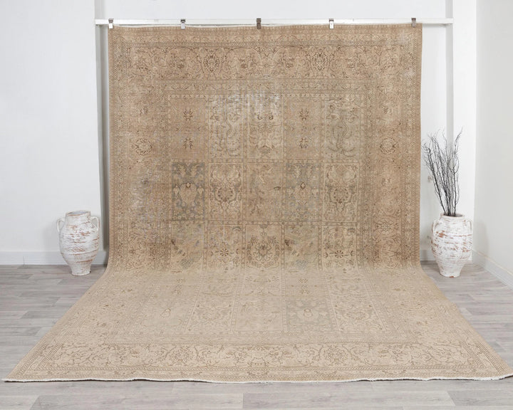 Multicolor Turkish Oushak Rug 12' 6" x 8' 8" Hand-Knotted | No. VR14018