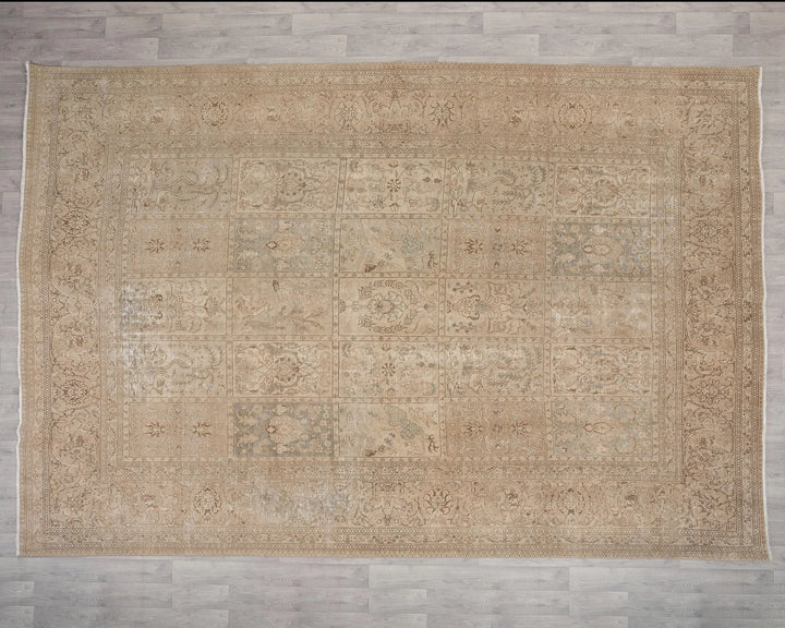 Multicolor Turkish Oushak Rug 12' 6" x 8' 8" Hand-Knotted | No. VR14018